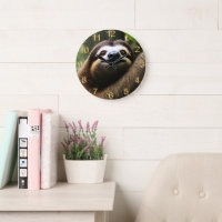 Fou Brown, horloge murale