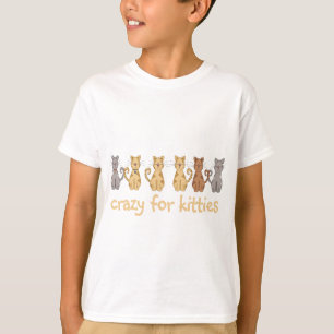 Fou pour des T-shirts et des cadeaux de minous