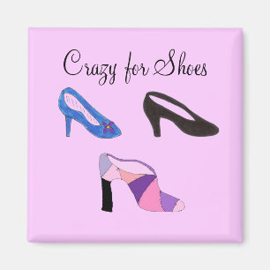 Fou pour les chaussures - aimant