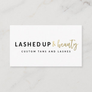 Fouetté et cartes de visite de beauté