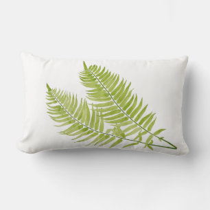 Fougère plumeuse sur un coussin lombaire