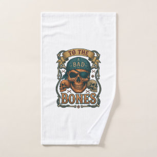 Foul Bones Pirate Crâne Foulard Corde Os croisés