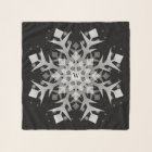 CB Lovely Snowflakes Carré Chiffon Scarf