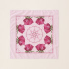 CB Roses roses rouges Coeurs Chiffon Scarf