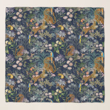 Les animaux de la jungle tropicale motif léopard
