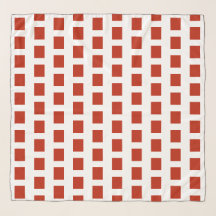 Motif géométrique gras de chèques rouges