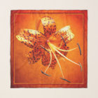 "Pas si acharné" Tiger Lily Carré Chiffon Scarf