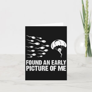 Found an Early Picture of Funny Sperm Cell Card