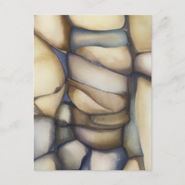 Found Art - Cool Rock Pattern Postcard (Front)