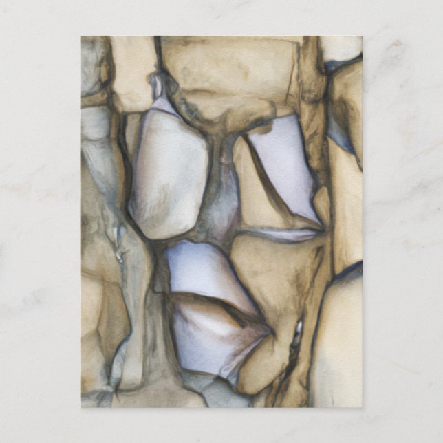 Found Art - Cool Rock Pattern Postcard (Front)
