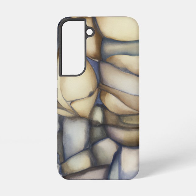 Found Art - Cool Rock Pattern Samsung Galaxy S22 Case (Back)