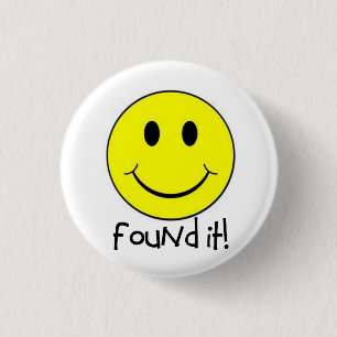 Found It! 1 Inch Round Button