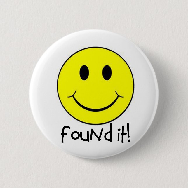 Found It! 2 Inch Round Button (Front)