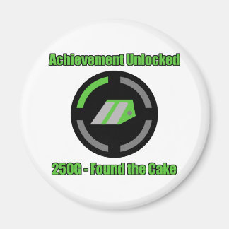 Found the Cake - Achievement Unlocked Magnet