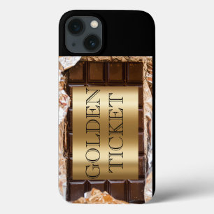 Found the golden ticket chocolate bar vintage iPhone 13 case