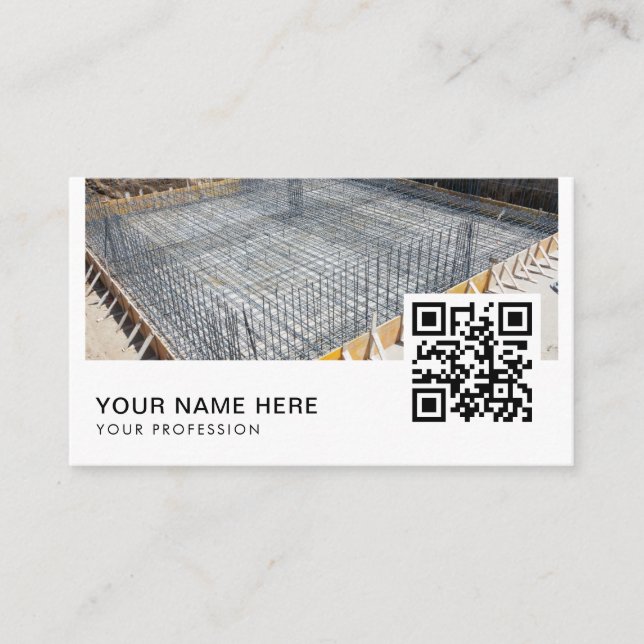 foundation business cards QR Code  (Front)