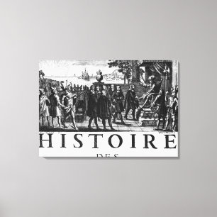 Foundation by Louis XIV, king of France Canvas Print