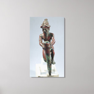 Foundation nail of Gudea, Prince of Lagash, from T Canvas Print