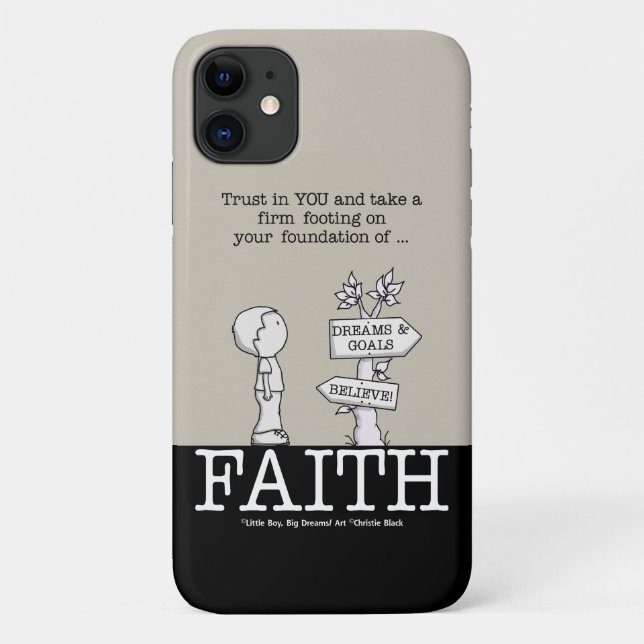 Foundation of Faith Case-Mate iPhone Case (Back)