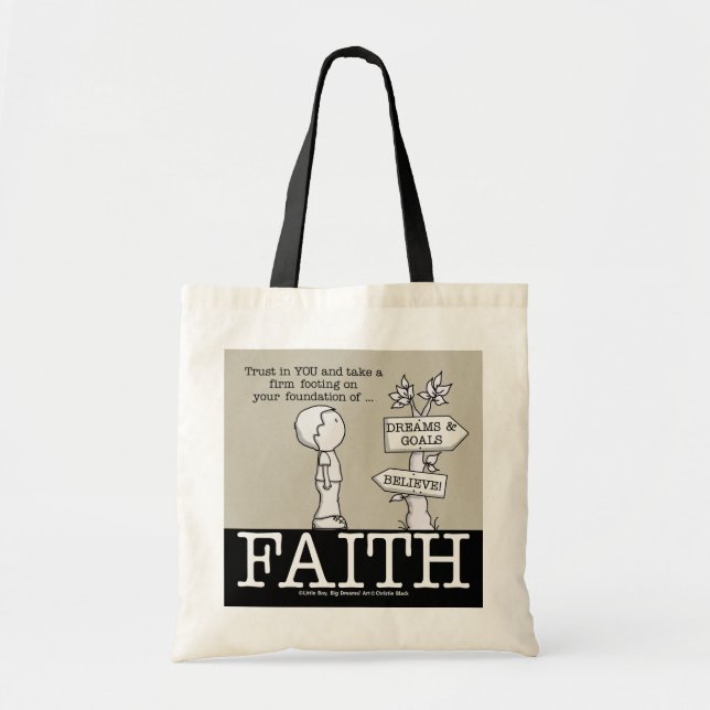 Foundation of Faith Tote Bag (Front)