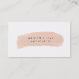 Foundation Swatch Make Up Artist Business Cards