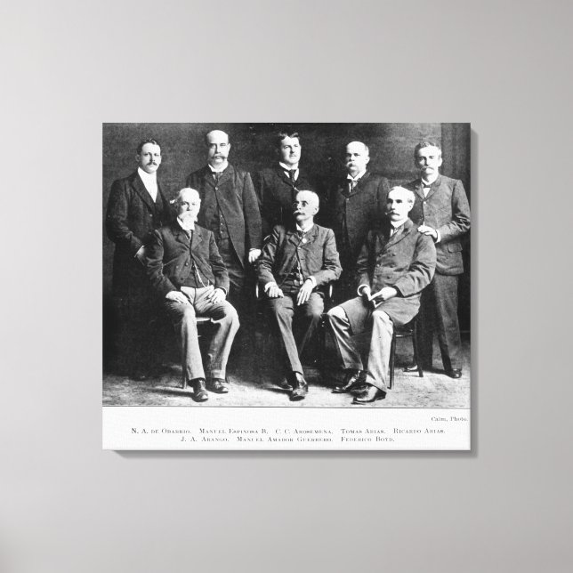 Founders of the Republic of Panama Canvas Print (Front)