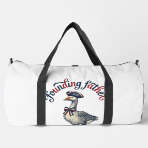 Founding Father Goose Vintage Patriotic Shirt Desi Duffle Bag