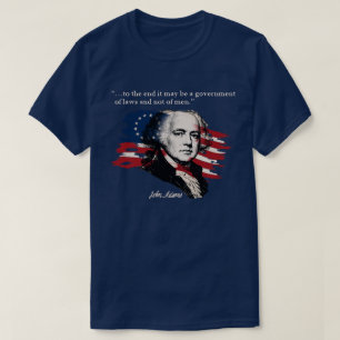 Founding Fathers - John Adams (dark colors) T-Shirt