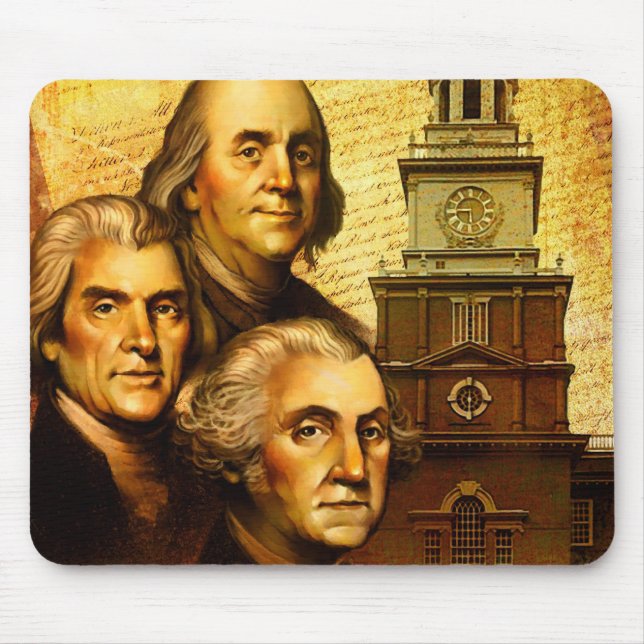 Founding Fathers Mouse Pad (Front)