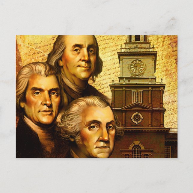 Founding Fathers Postcard (Front)