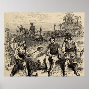 Founding of St. Augustine Poster