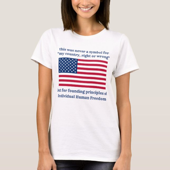 Founding Principles (light) T-Shirt (Front)