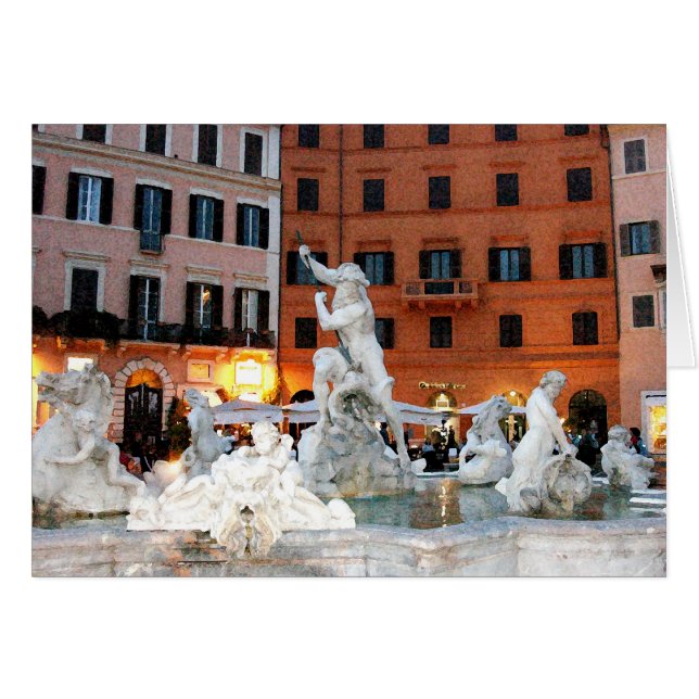 Fountain at Navona Square (Front Horizontal)