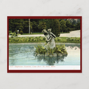 Fountain, Como Park, St. Paul, MN 1907 Vintage Postcard