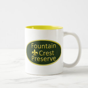 Fountain Crest Preserve Oval Two-Tone Coffee Mug