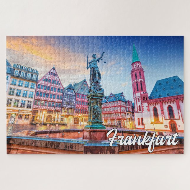 Fountain Of Justice, Frankfurt, Germany Jigsaw Puzzle (Horizontal)