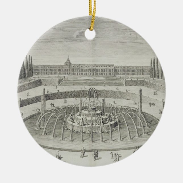 Fountain of Latone at Versailles, 1714, from 'Les Ceramic Ornament (Front)