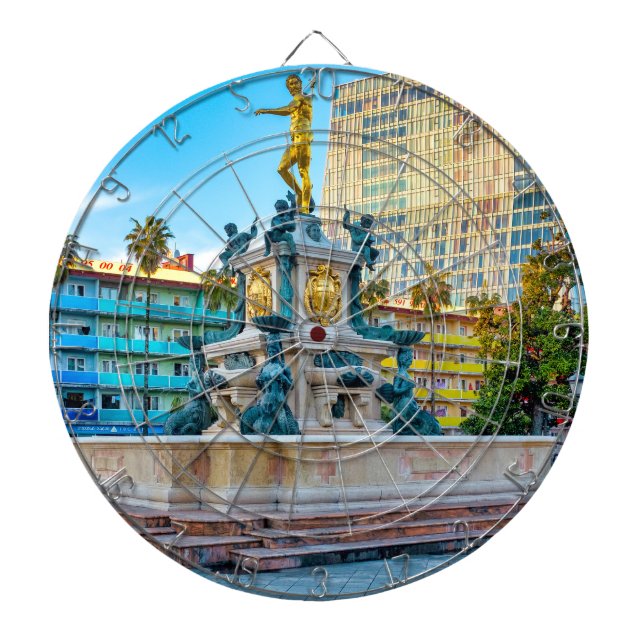 Fountain of Neptune Dartboard (Front)