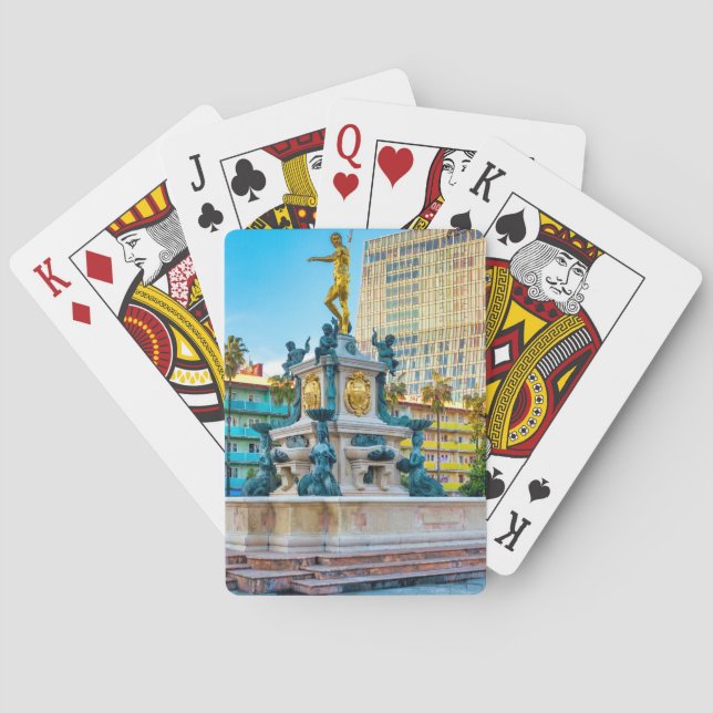 Fountain of Neptune Playing Cards (Back)