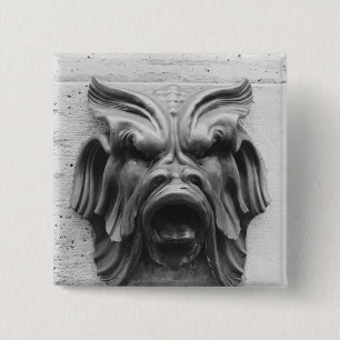 Fountain of the Four Seasons 2 Inch Square Button