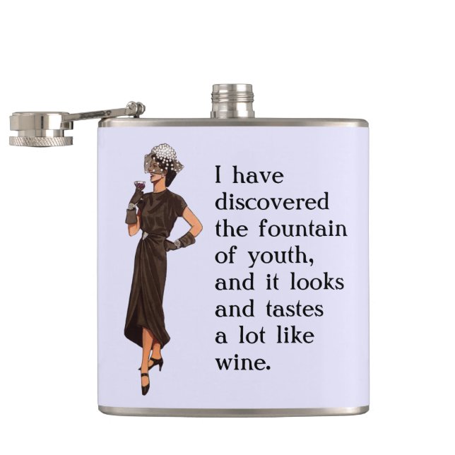 Fountain of Youth Hip Flask (Opened)