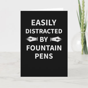 Fountain Pen Collector Gifts   Fountain Pen Lover Card