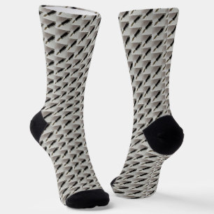 Fountain Pen Patterned Socks
