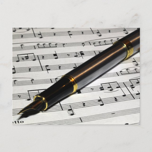 Fountain Pen Postcard (Front)