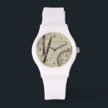 Fountain Pens and Watchface with Notes Watch<br><div class="desc">Looks like someone was taking a lot of notes! This contemporary painting of fountain pens and a watchface illustrate the loss of time to the various mundane,  but important,  activities in our lives. Get your copy today!</div>