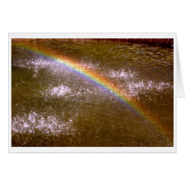 Fountain Rainbow Card (Front Horizontal)