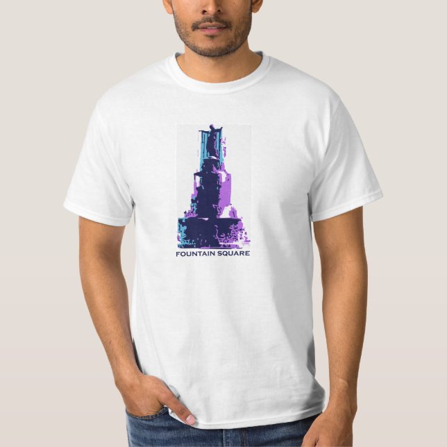 Fountain Square in Cincinnati T-Shirt (Front)
