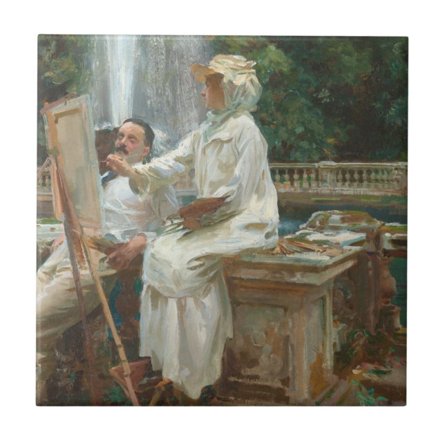 Fountain Villa Torlonia Frascati, Italy by Sargent Tile (Front)