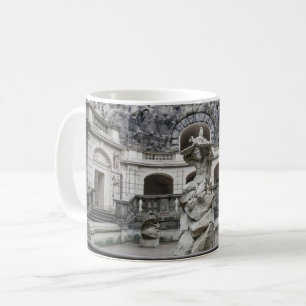 Fountain with Neptune statue in Prague Coffee Mug