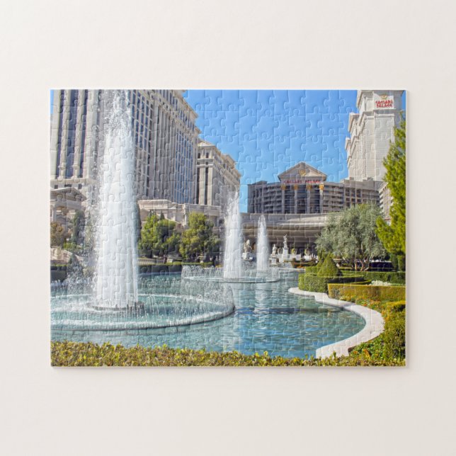 Fountains in Las Vegas Nevada. Jigsaw Puzzle (Horizontal)